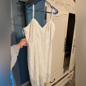 White/ Lace dress